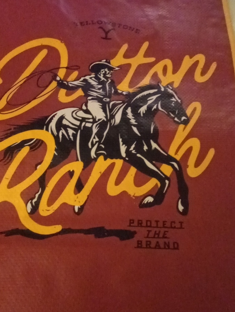 Dayton Ranch Graphic Western Reusable 19x14 - Shopping Bag